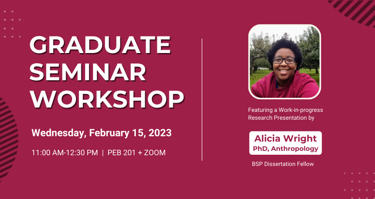Graduate Seminar with Alicia Wright